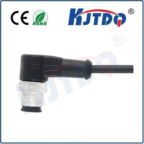 M12连接器 A型-浇铸电缆系列 弯头