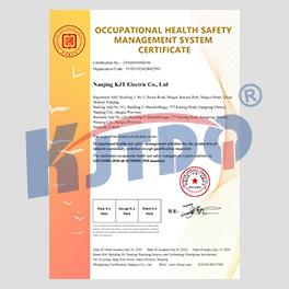 OCCUPATIONAL HEALTH SAFETY MANAGEMENT SYSTEM CERTIFICATE